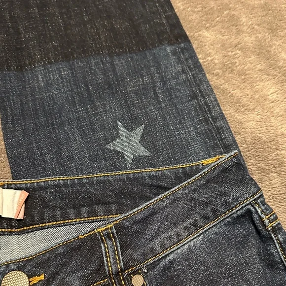 CABi Boyfriend Jeans With Celebrity Star-Design Women's Jeans Style #3937 EUC - Picture 5 of 14